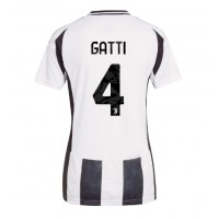 Camisa de Futebol Juventus Federico Gatti #4 Equipamento Principal Mulheres 2024-25 Manga Curta